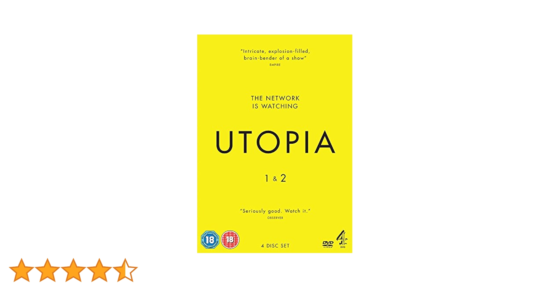 Amazon.co.jp: Utopia (Series 1 & 2) - 4-DVD Box Set ( ) [ UK